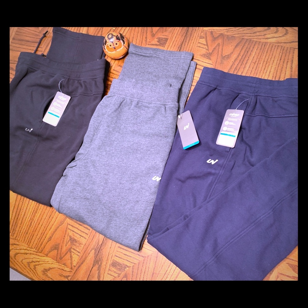 SWEATPANTS BUNDLE - Black, Blue, Light grey $35.